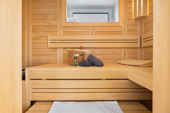 Ihre private Sauna Finnische Sauna - Blue Sky